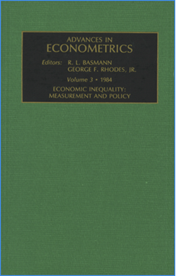 Advances in Econometrics Volume 3 Economics Inequality: Measurement and Policy